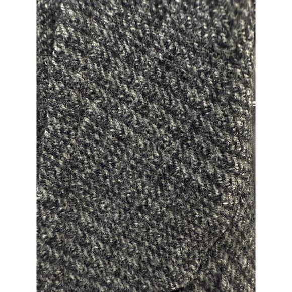 VTG Fashion Made Clothes John Marshall  Wool Herringbone Tweed Overcoat Mens  L - Picture 4 of 9